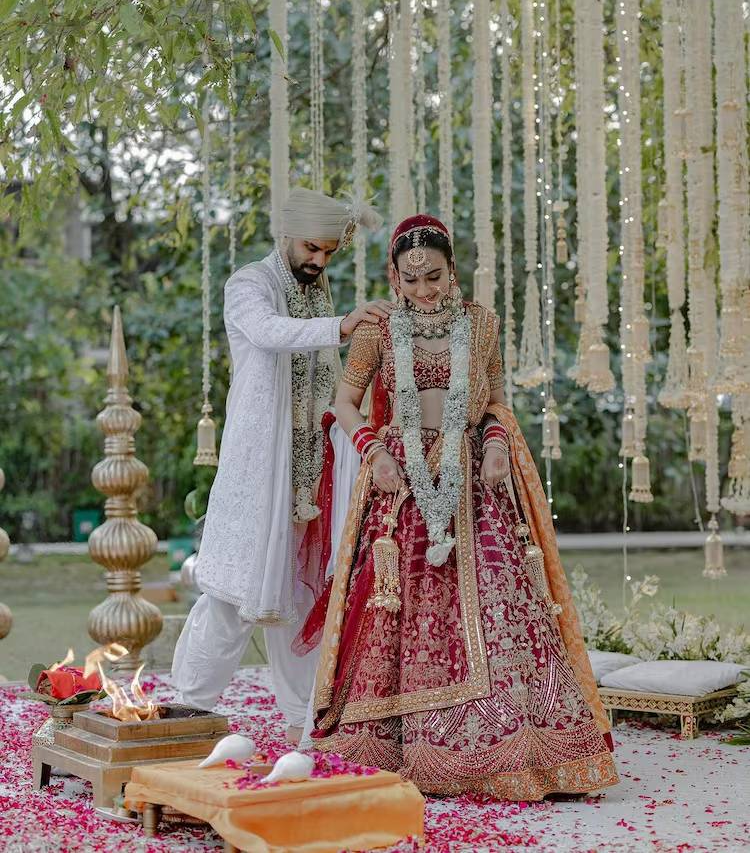 surhi jyoti and sumit suri wedding images